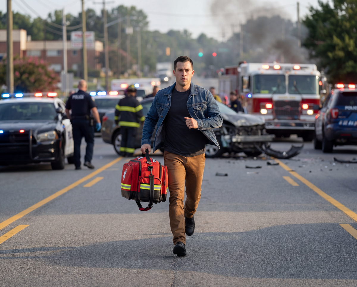 Off Duty. Still Ready. How One Firefighter Used His Scherber Kit at a Roadside Accident.