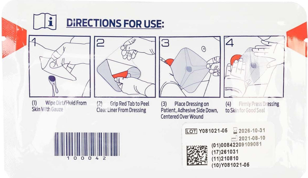 HyFin Vent Compact Chest Seal Single Pack NAR