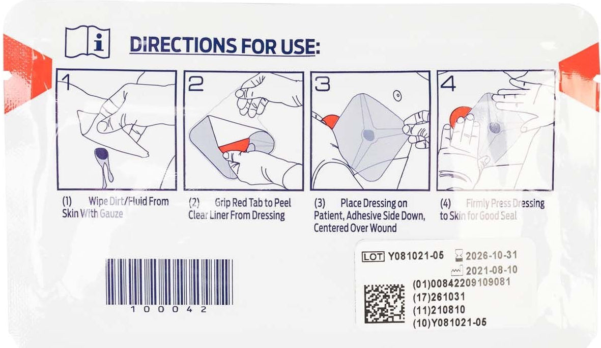 HyFin Vent Compact Chest Seal Single Pack NAR