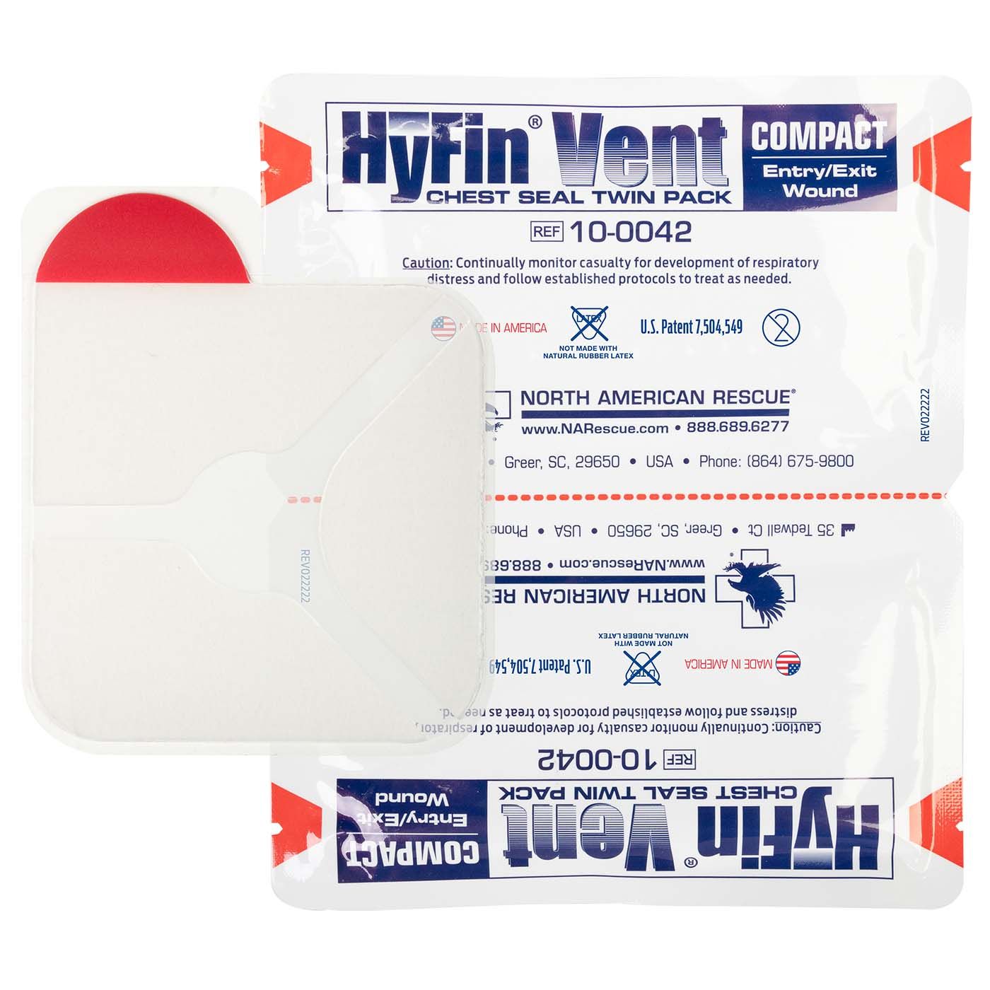 HyFin Vent Compact Chest Seal Twin Pack NAR