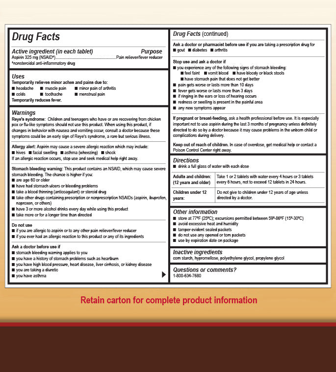Aspirin 325mg Tablets Medique
