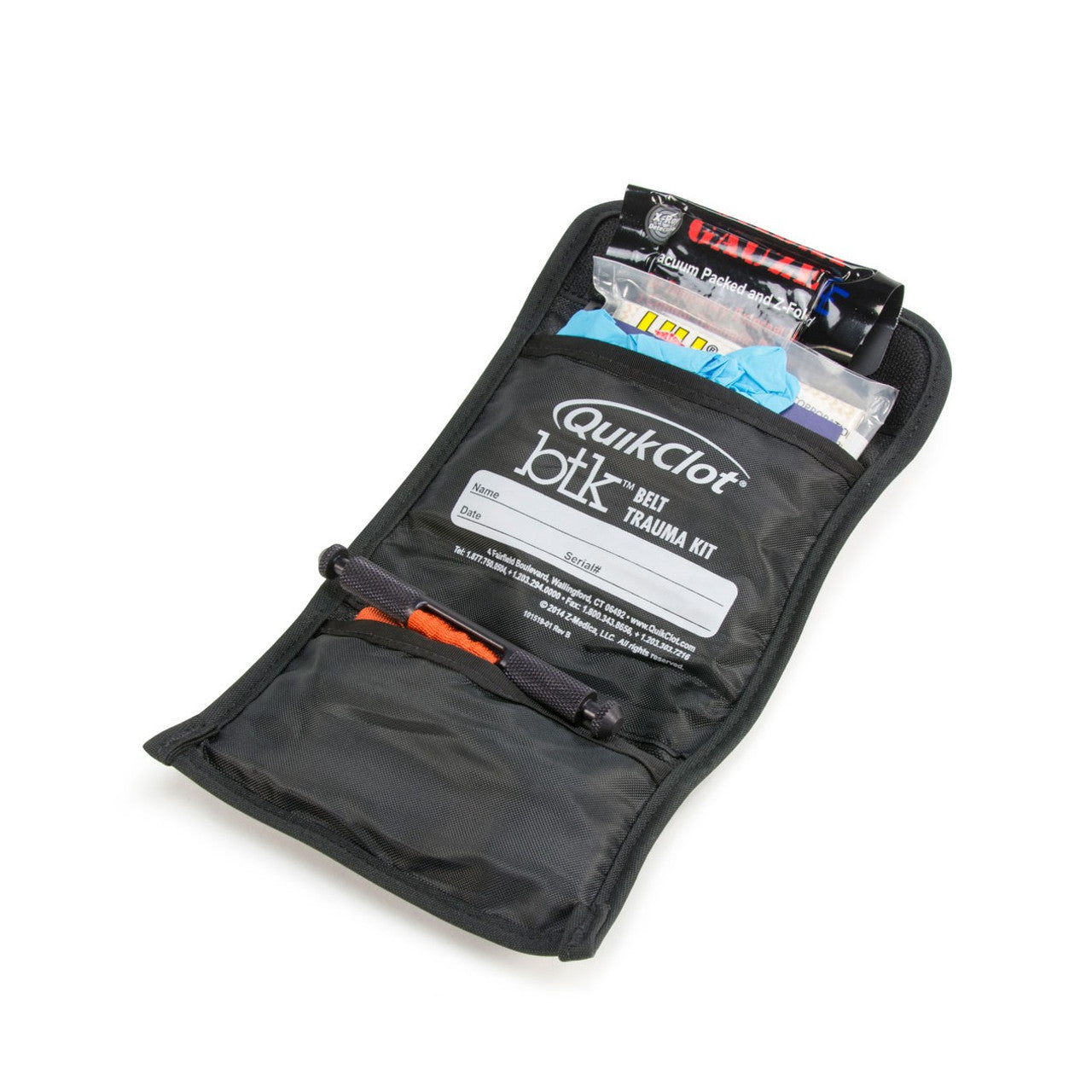 Belt Trauma kit w/SOFTT & Hyfin Chest Seal