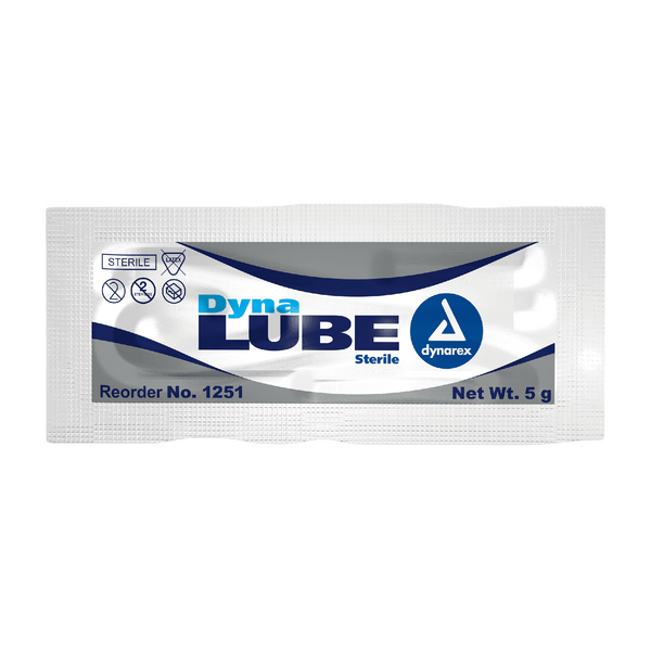 DynaLube Lubricating Jelly - Sterile, 5 g Packet Dynarex