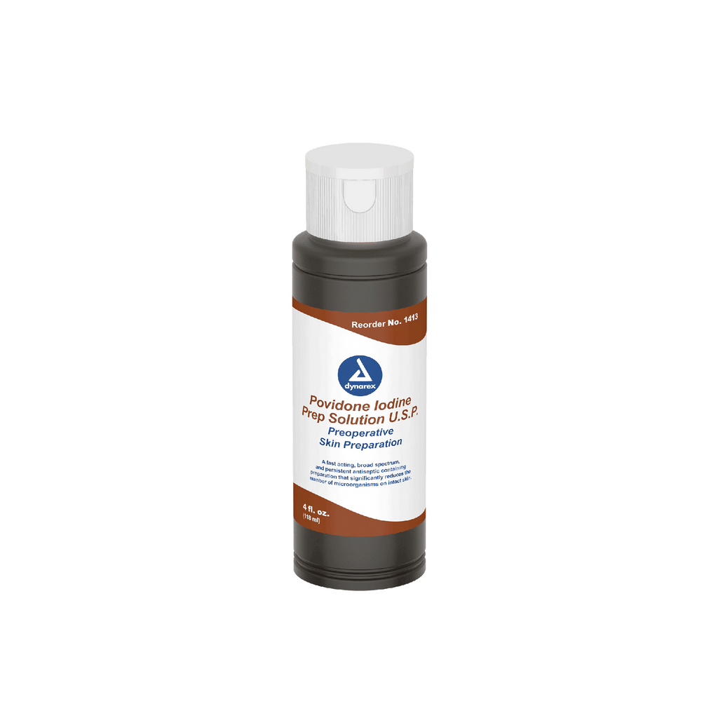 Povidone Iodine Prep Solution - Bottle Dynarex