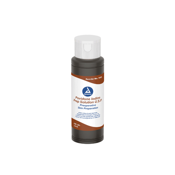 Povidone Iodine Prep Solution - Bottle Dynarex