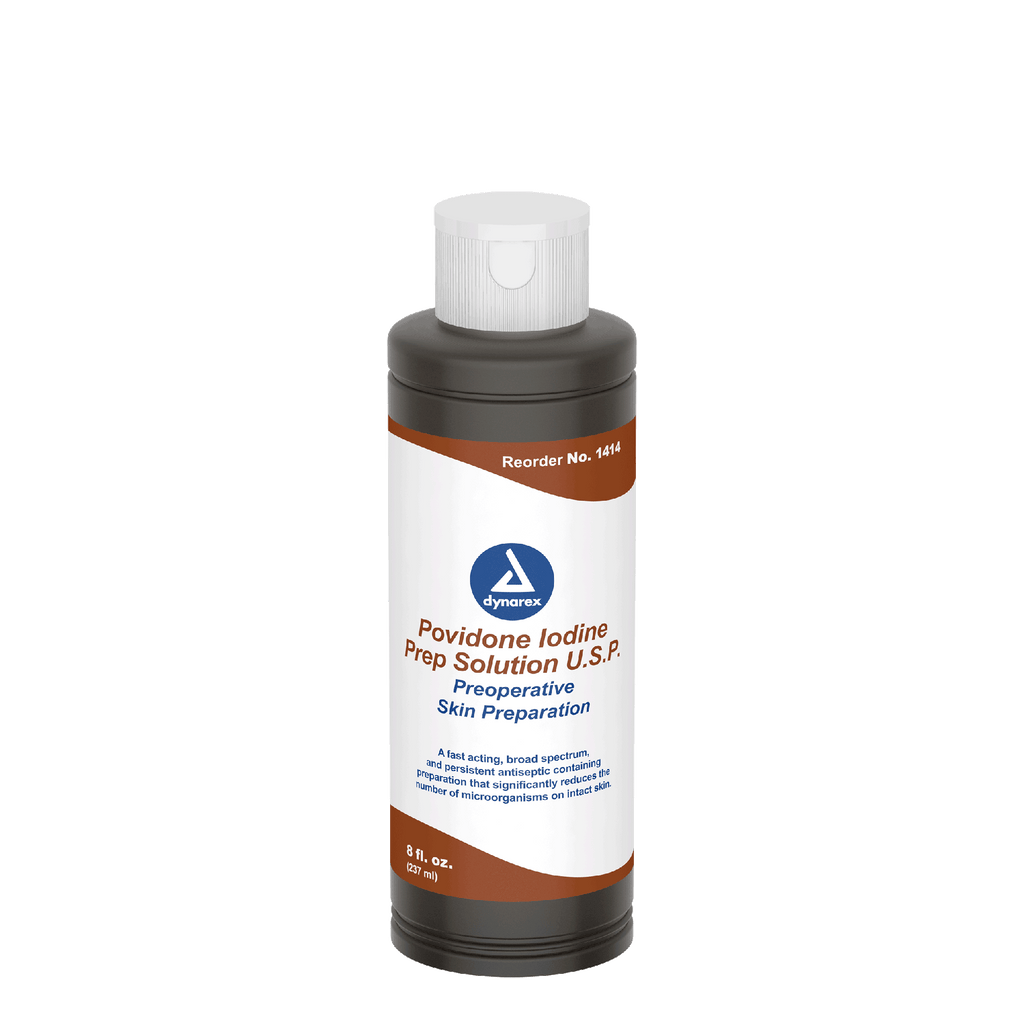 Povidone Iodine Prep Solution - Bottle Dynarex