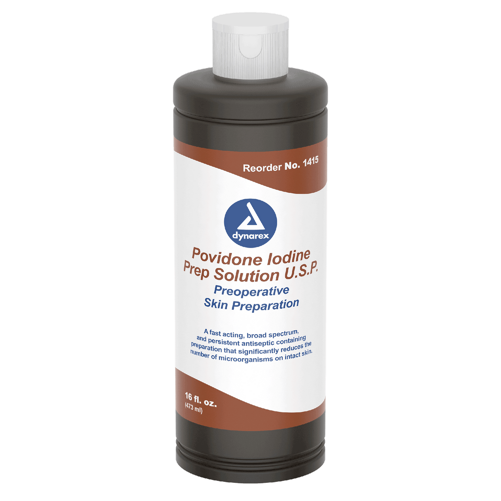 Povidone Iodine Prep Solution - Bottle Dynarex