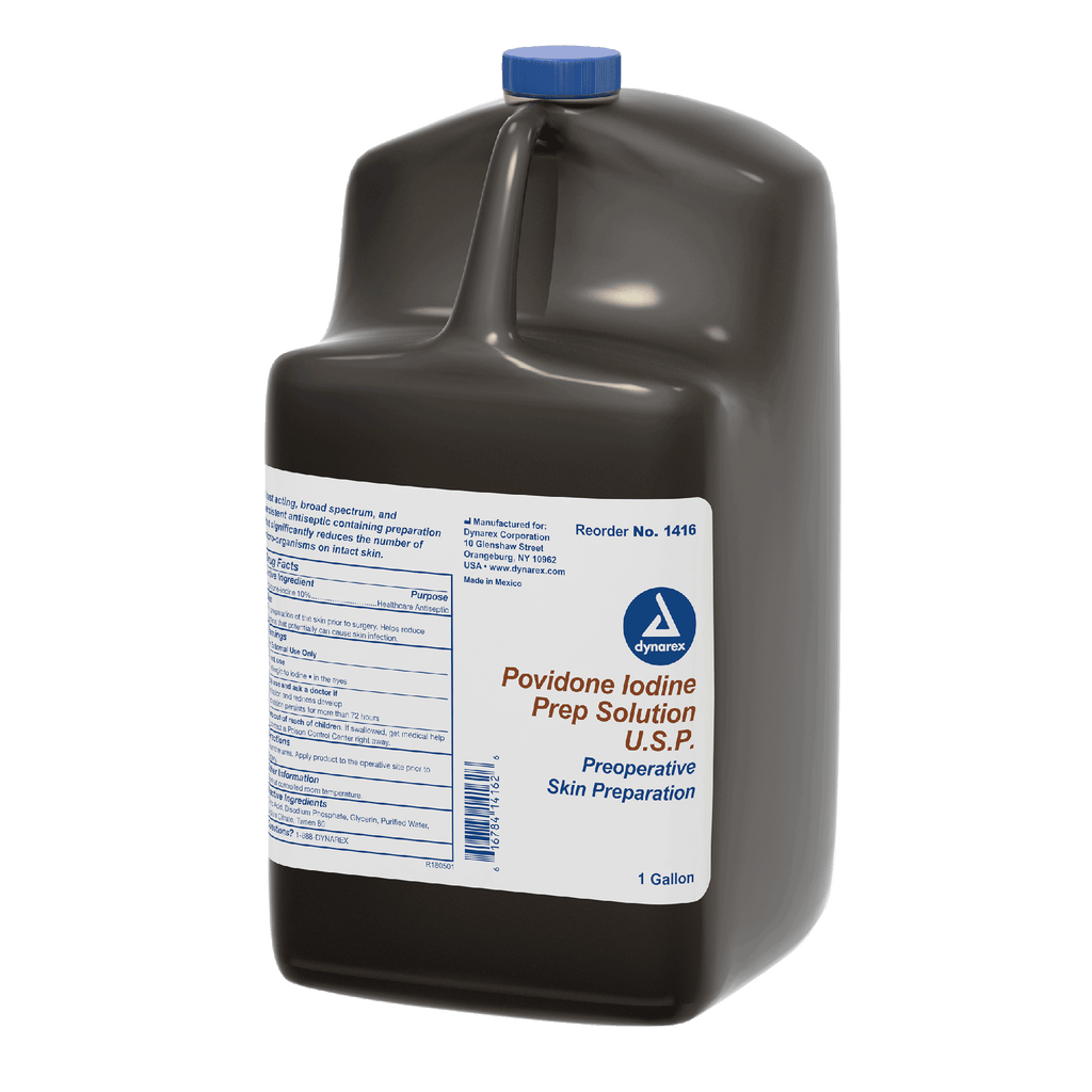 Povidone Iodine Prep Solution - Bottle Dynarex