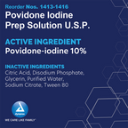 Povidone Iodine Prep Solution - Bottle Dynarex