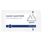 Hand Sanitizer with Moisturizing Aloe 0.9g Packet Dynarex