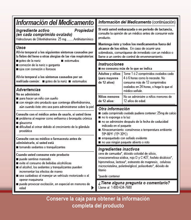 Diphen Allergy Caplets Medique