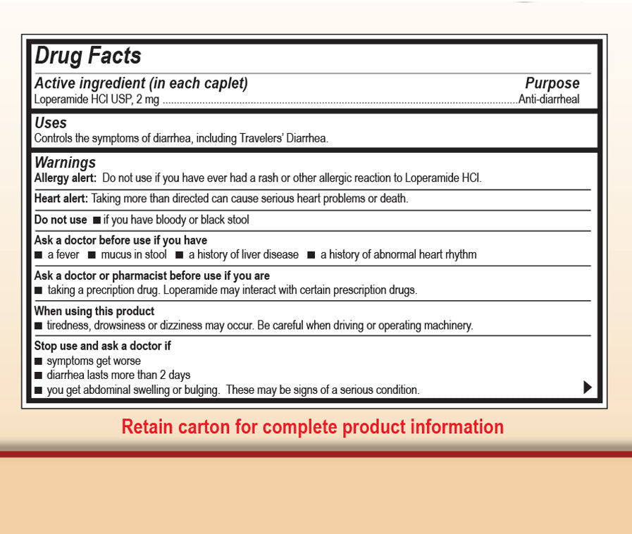 Diamode Diarrhea Relief Tablets Medique