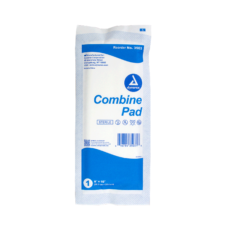 Combine Pads 1/pouch - Sterile Dynarex