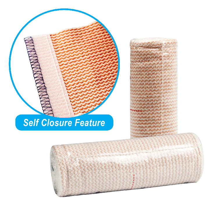 Elastic Bandage w/ Self-Closure Dynarex