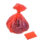 Biohazard Bags with Ties, 24" x 25.6" Dynarex