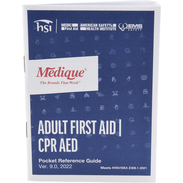 CPR, AED & First Aid Guide - ANSI Z308.1-2021 Medique