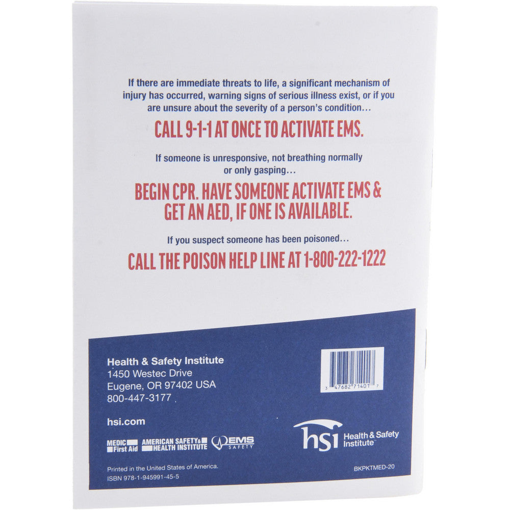 CPR, AED & First Aid Guide - ANSI Z308.1-2021 Medique
