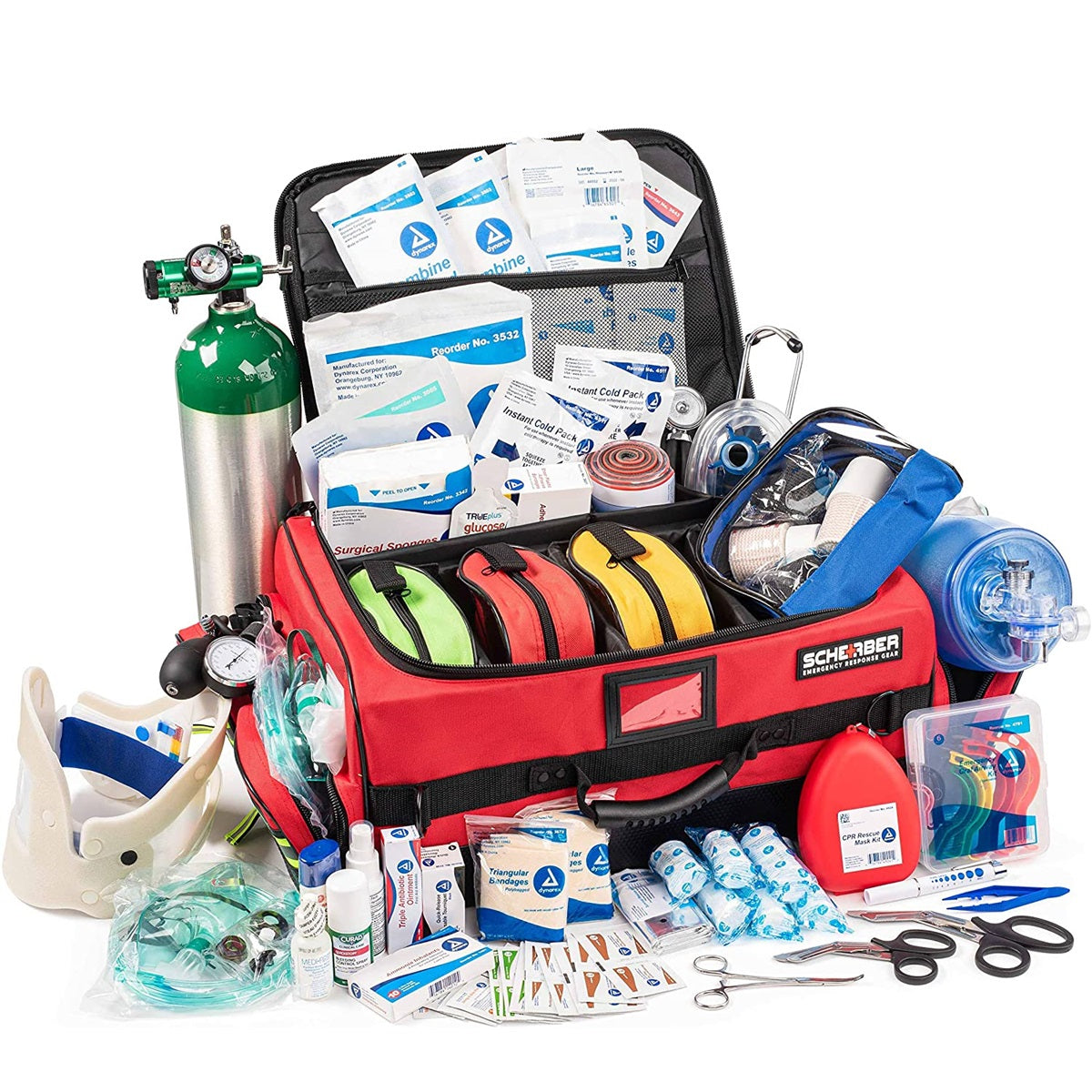 Scherber Fully Stocked EMT and EMS Trauma Kits