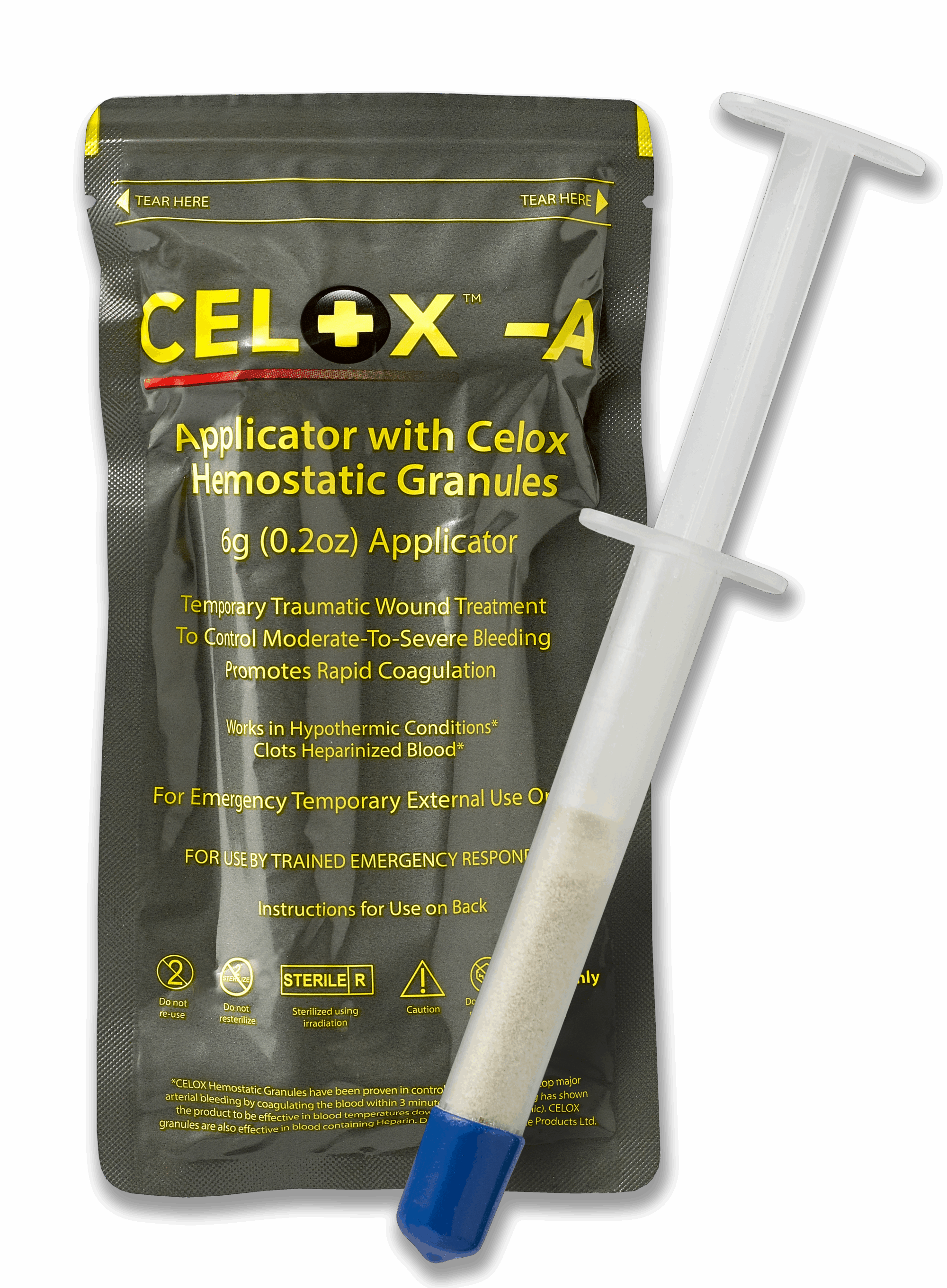 Celox-A Hemostatic Granules with Applicator Celox