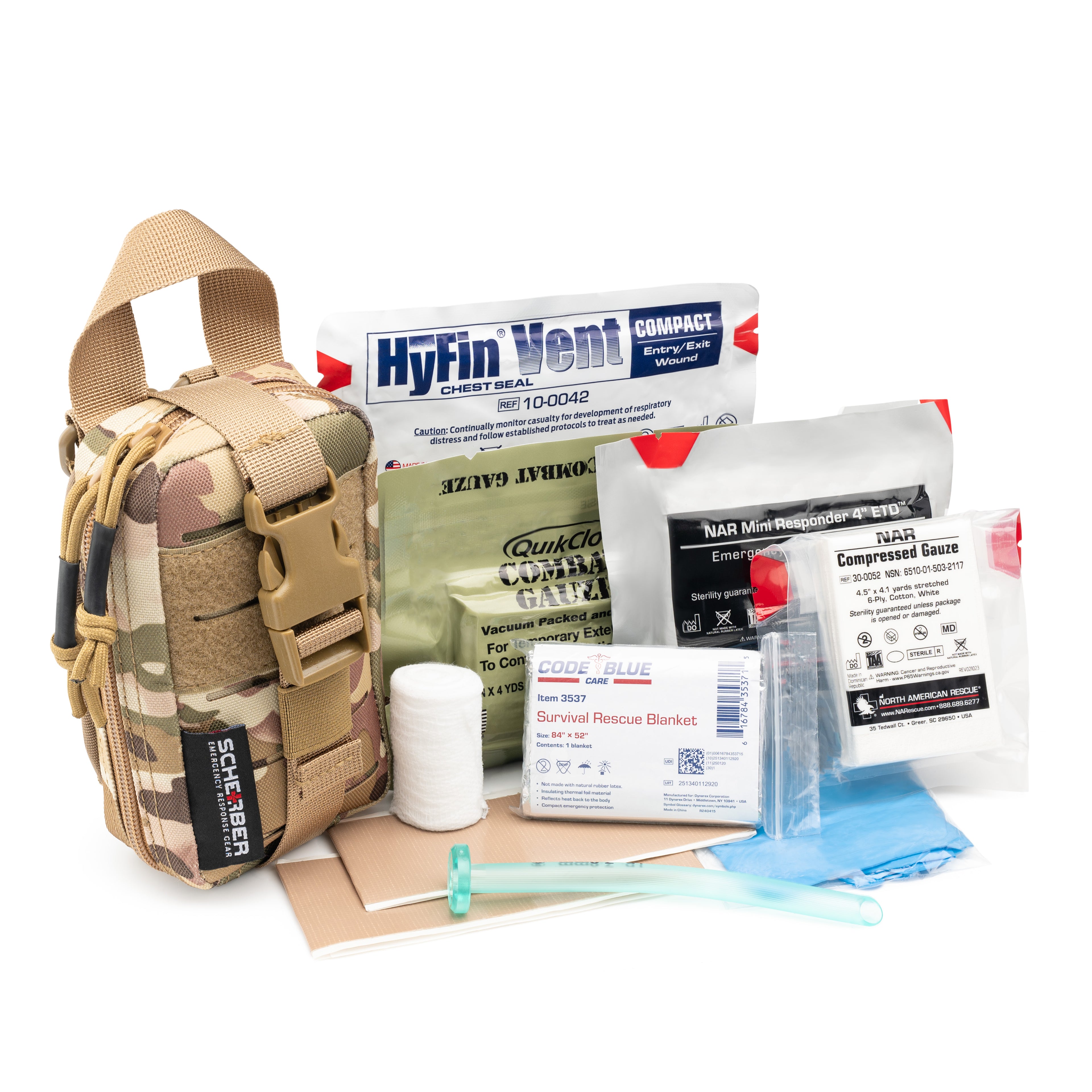 Scherber Ultra-Compact Micro IFAK Kit - Advanced+ Scherber