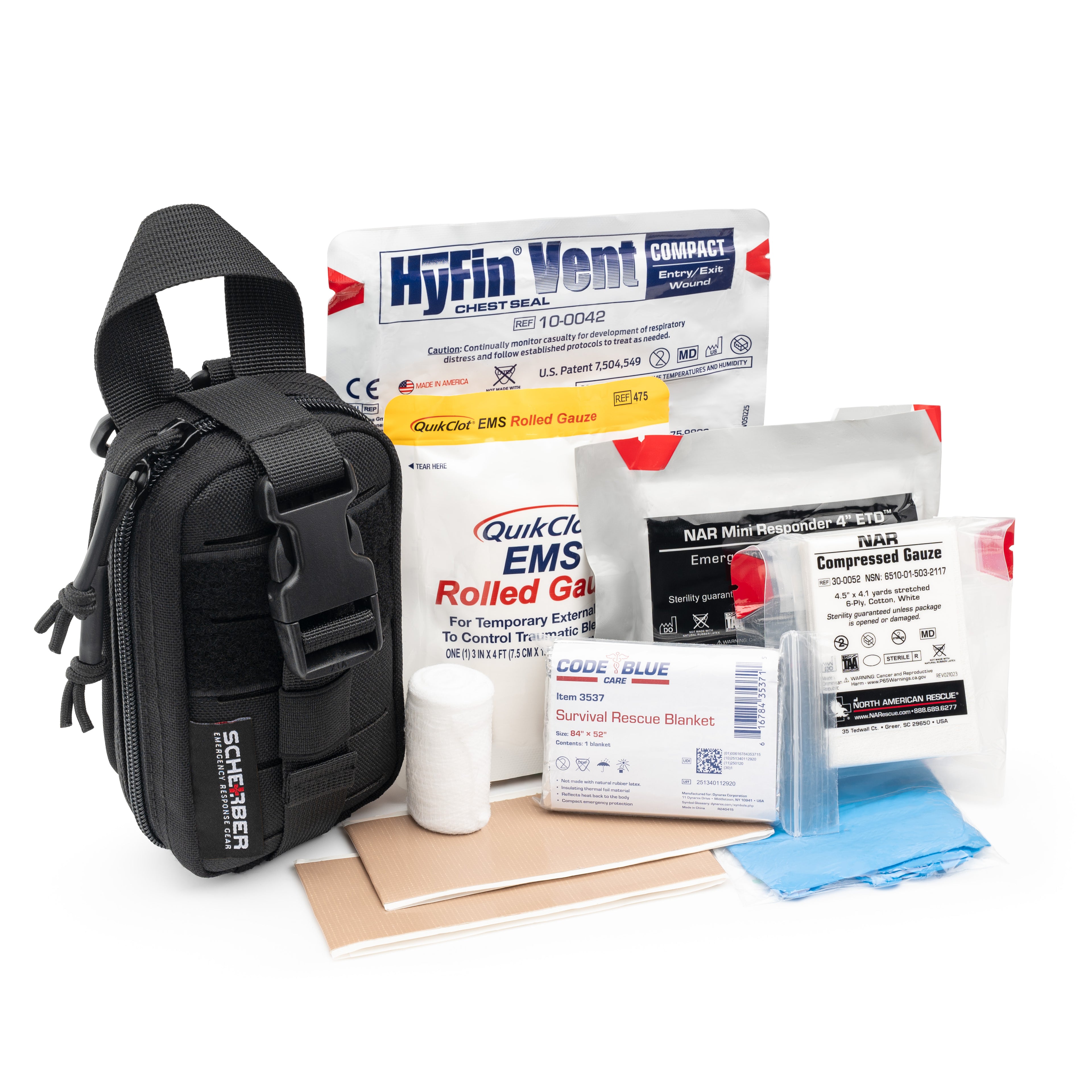 Scherber Ultra-Compact Micro IFAK Kit - Basic Scherber