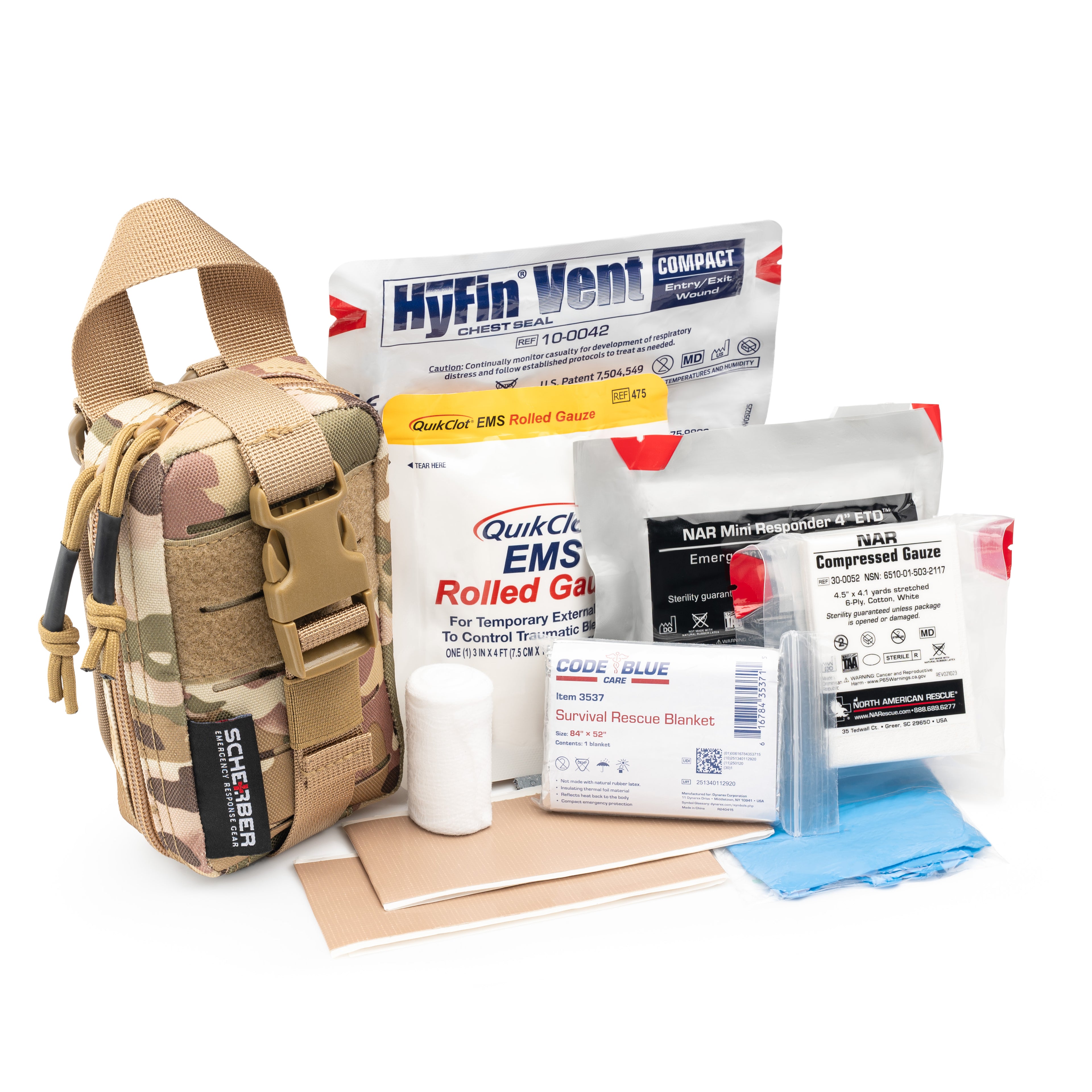 Scherber Micro IFAK Ultra-Compact Kit - Basic Scherber