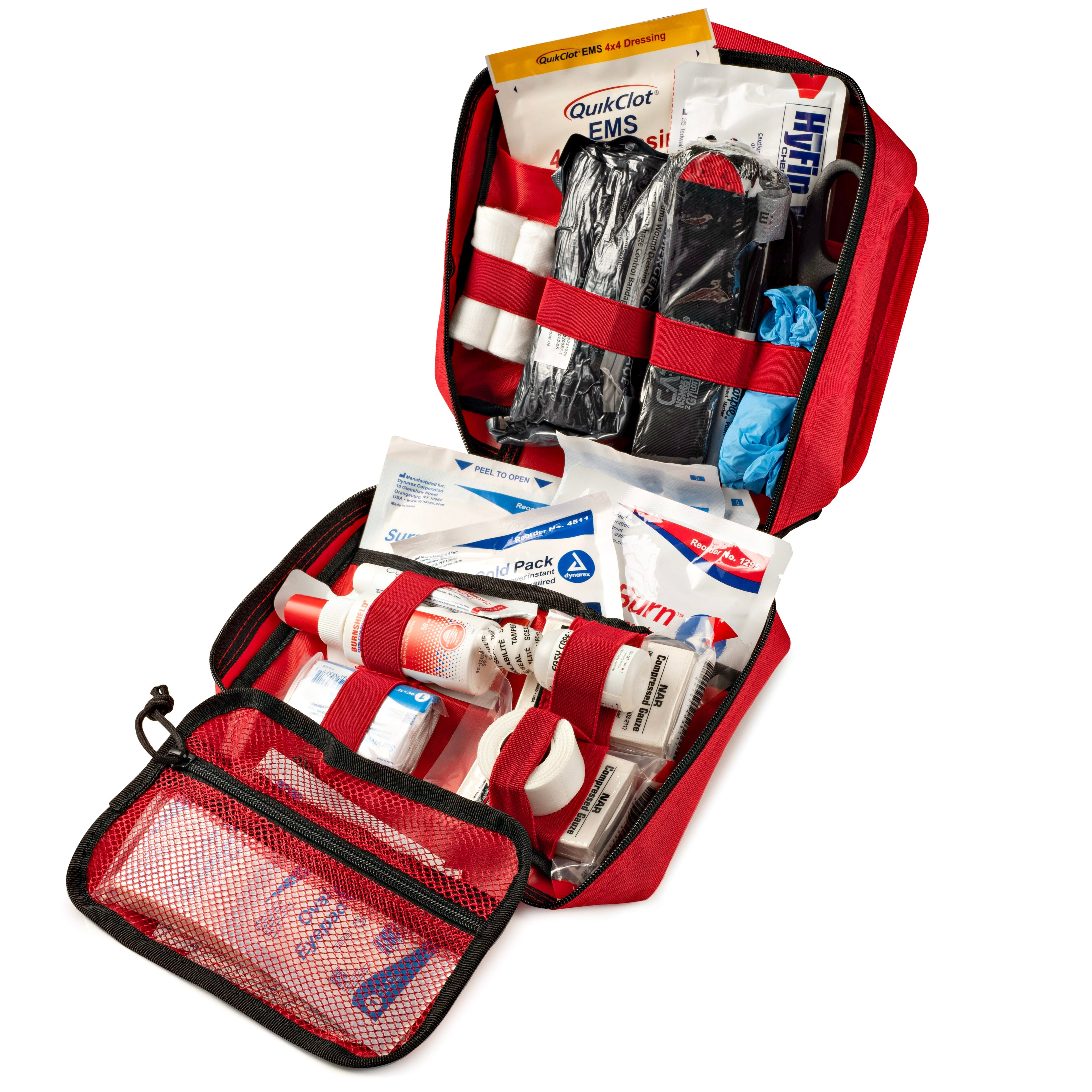Scherber Vehicle IFAK Emergency Trauma Kit | 90+ Medical Supplies | Intermediate Scherber