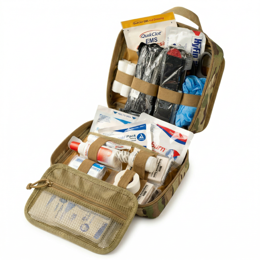 Scherber Vehicle IFAK Emergency Trauma Kit | 90+ Medical Supplies | Intermediate Scherber