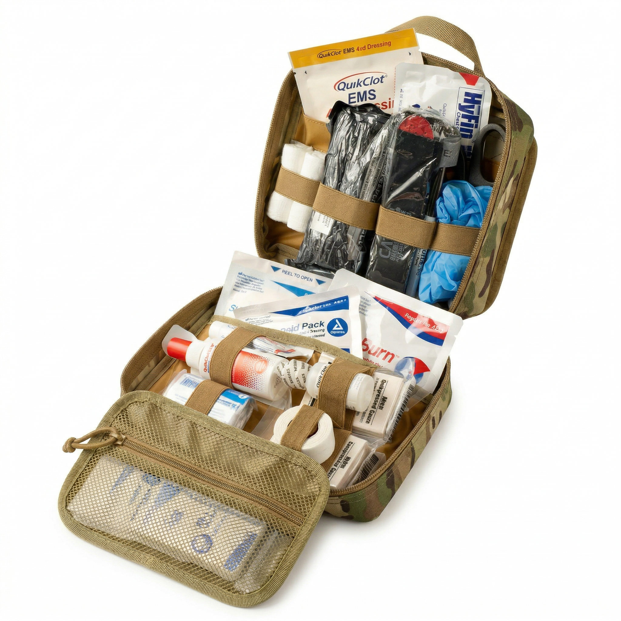 Scherber Vehicle IFAK Emergency Trauma Kit | 90+ Medical Supplies | Intermediate Scherber