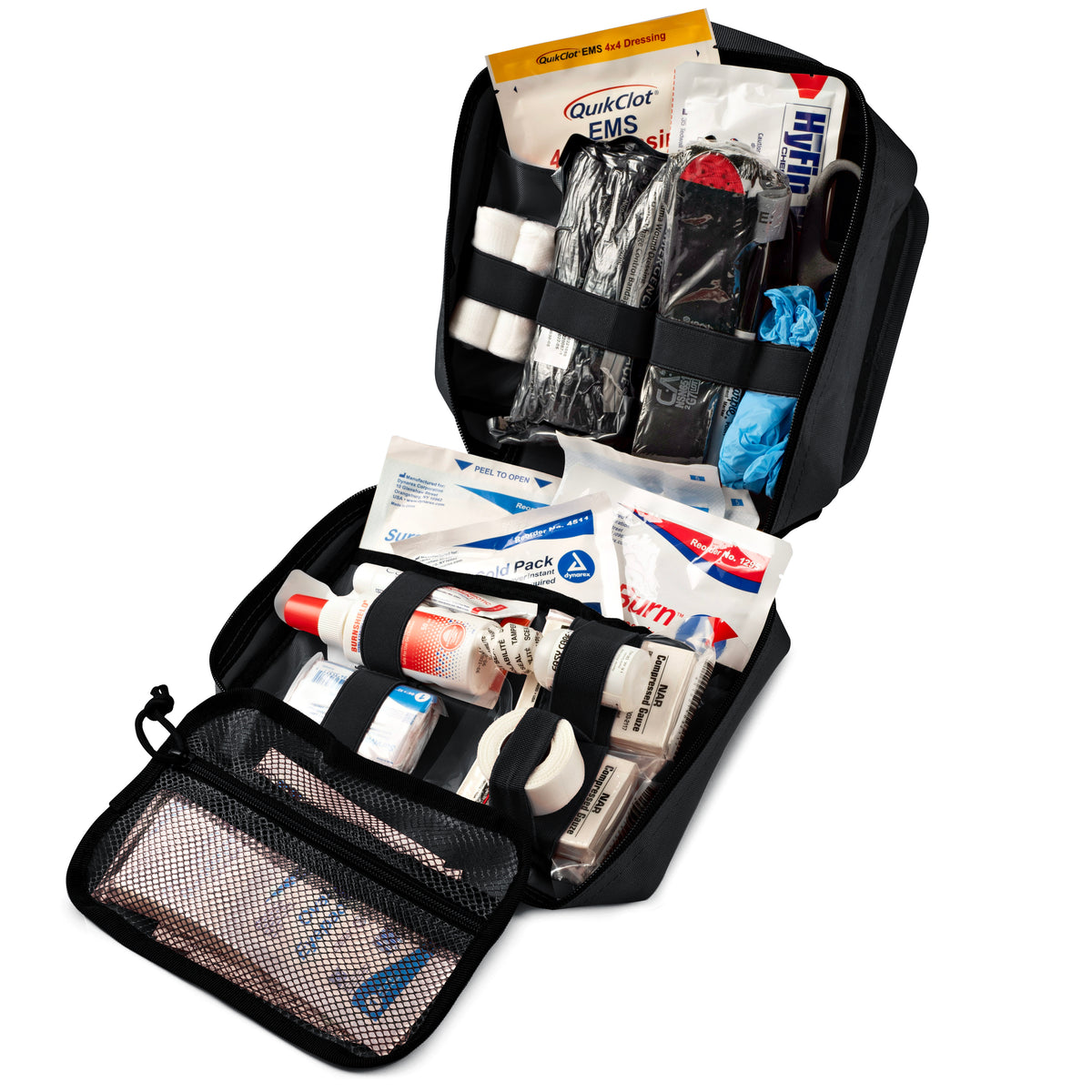 Scherber Vehicle IFAK Emergency Trauma Kit 90+ Medical Supplies In