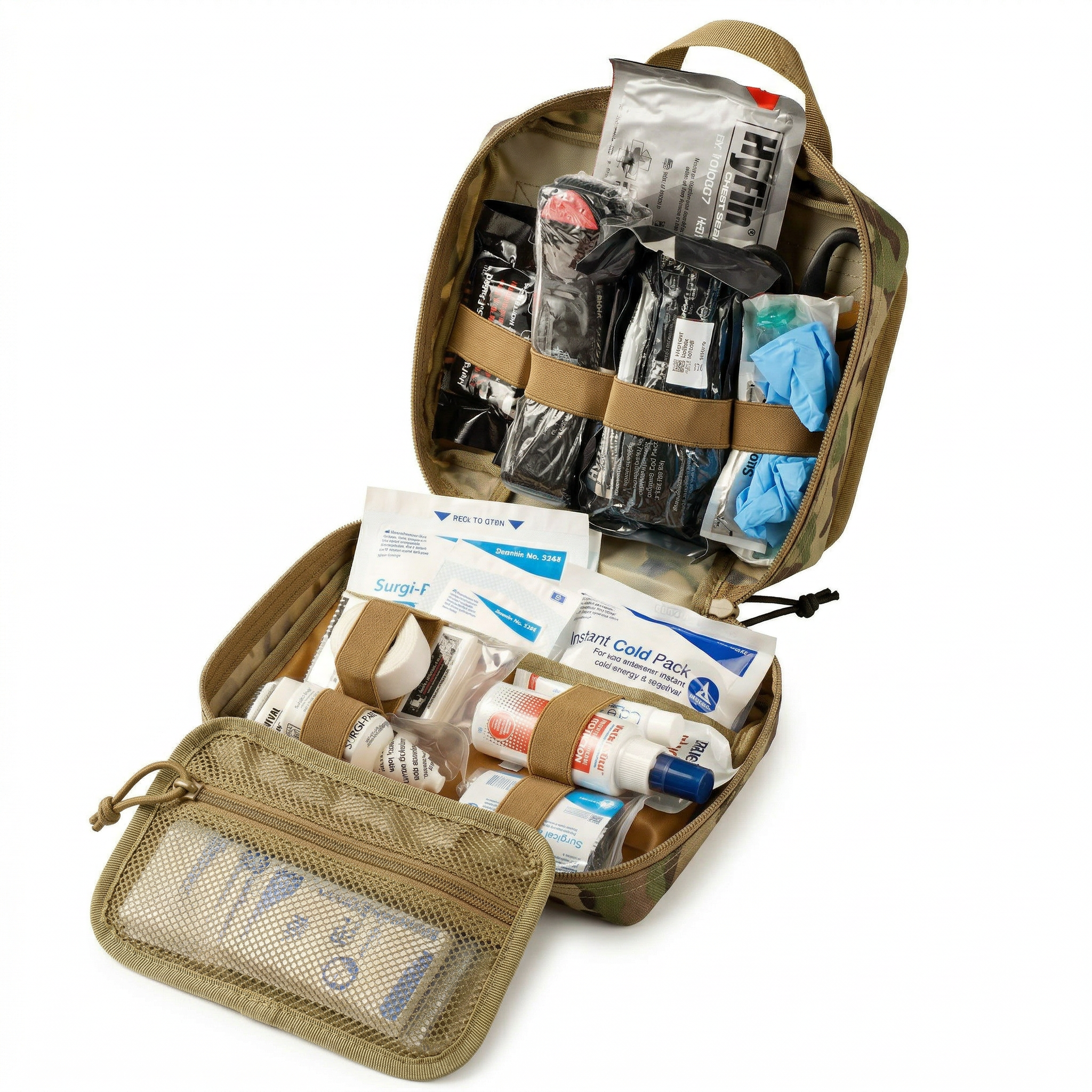 Scherber Vehicle IFAK Emergency Trauma Kit | 95+ Medical Supplies | Ultimate Scherber