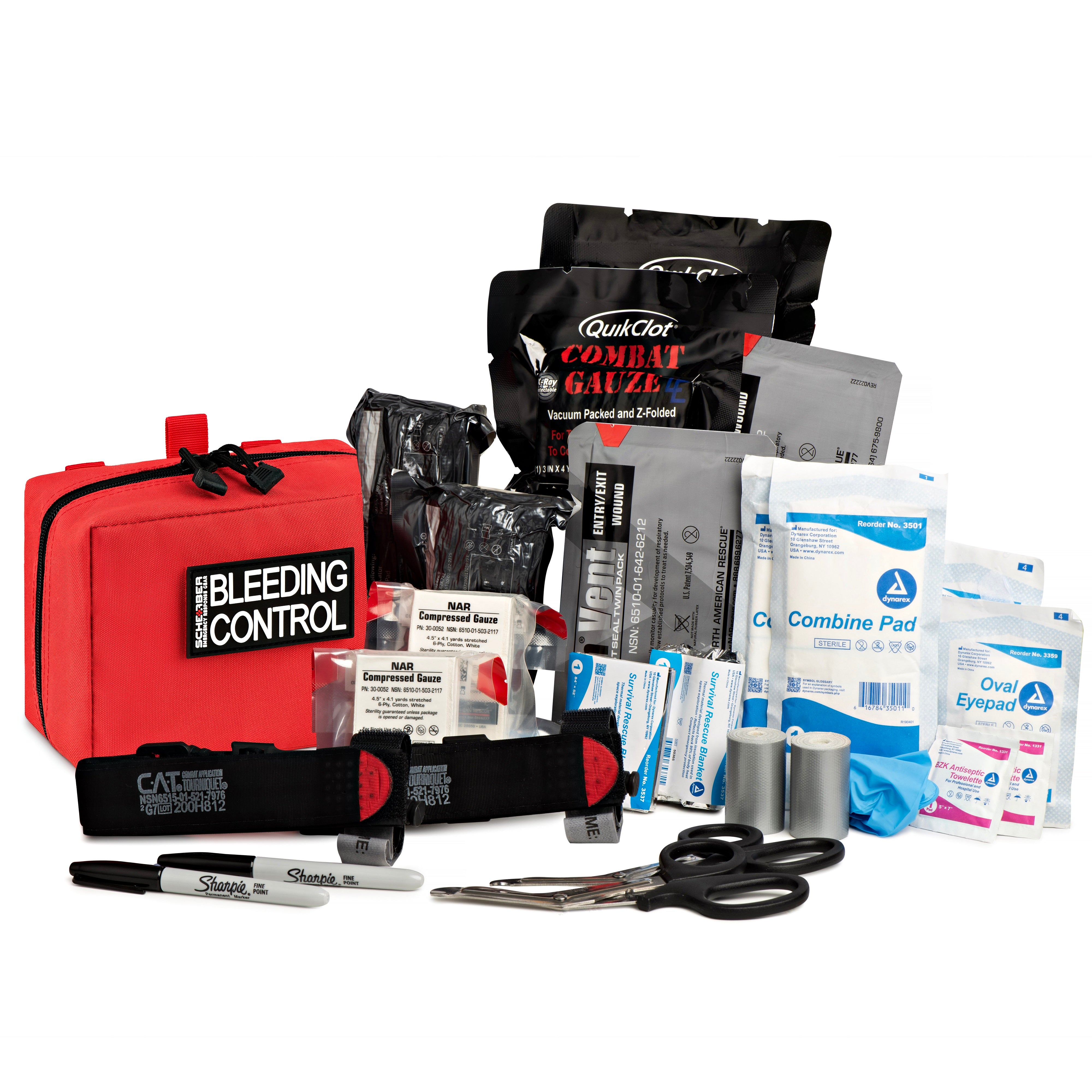 Scherber Public Access Bleeding Control Kit | Trauma Equipment, First Aid Supplies | Advanced+