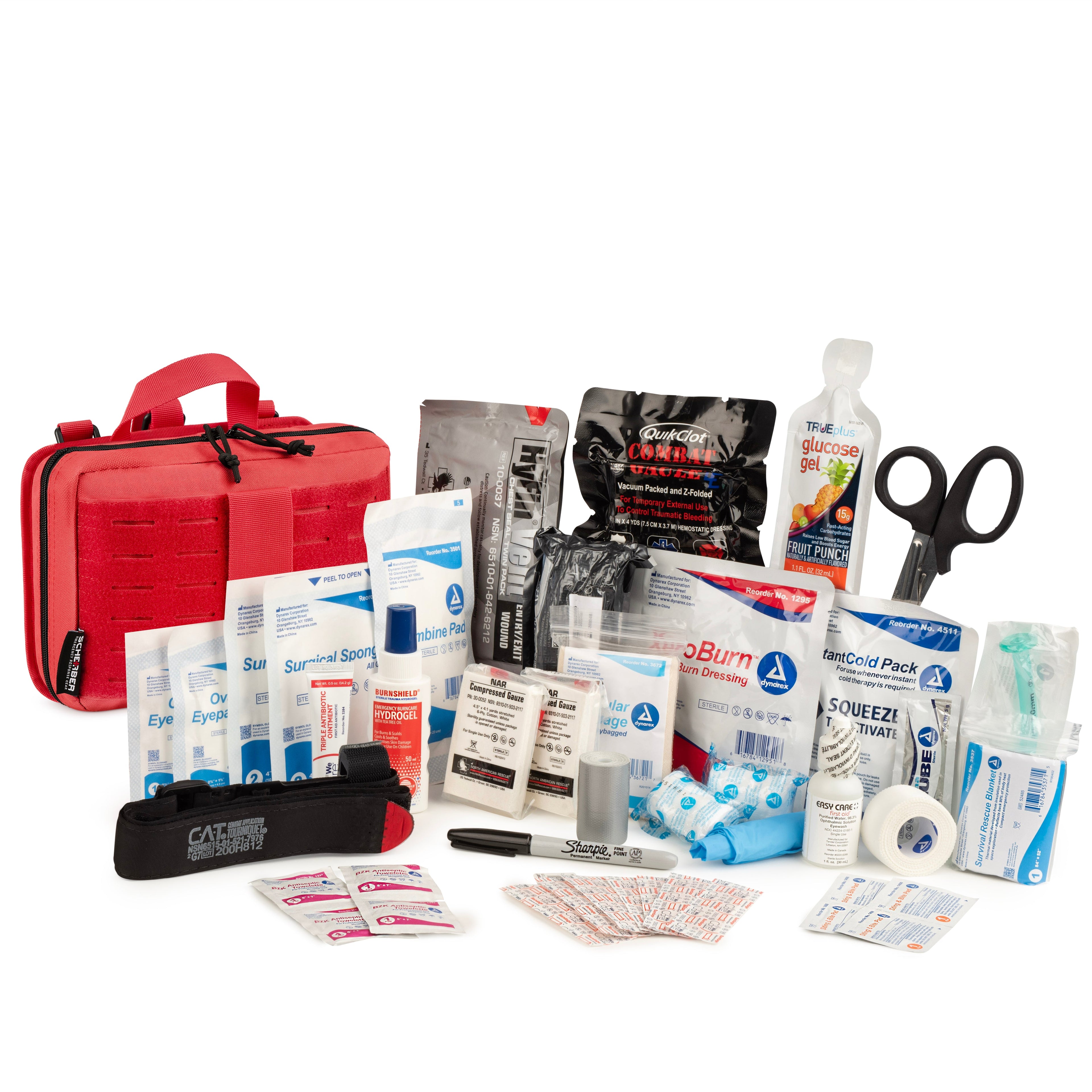 Scherber Vehicle IFAK Emergency Trauma Kit | 95+ Medical Supplies | Ultimate Scherber