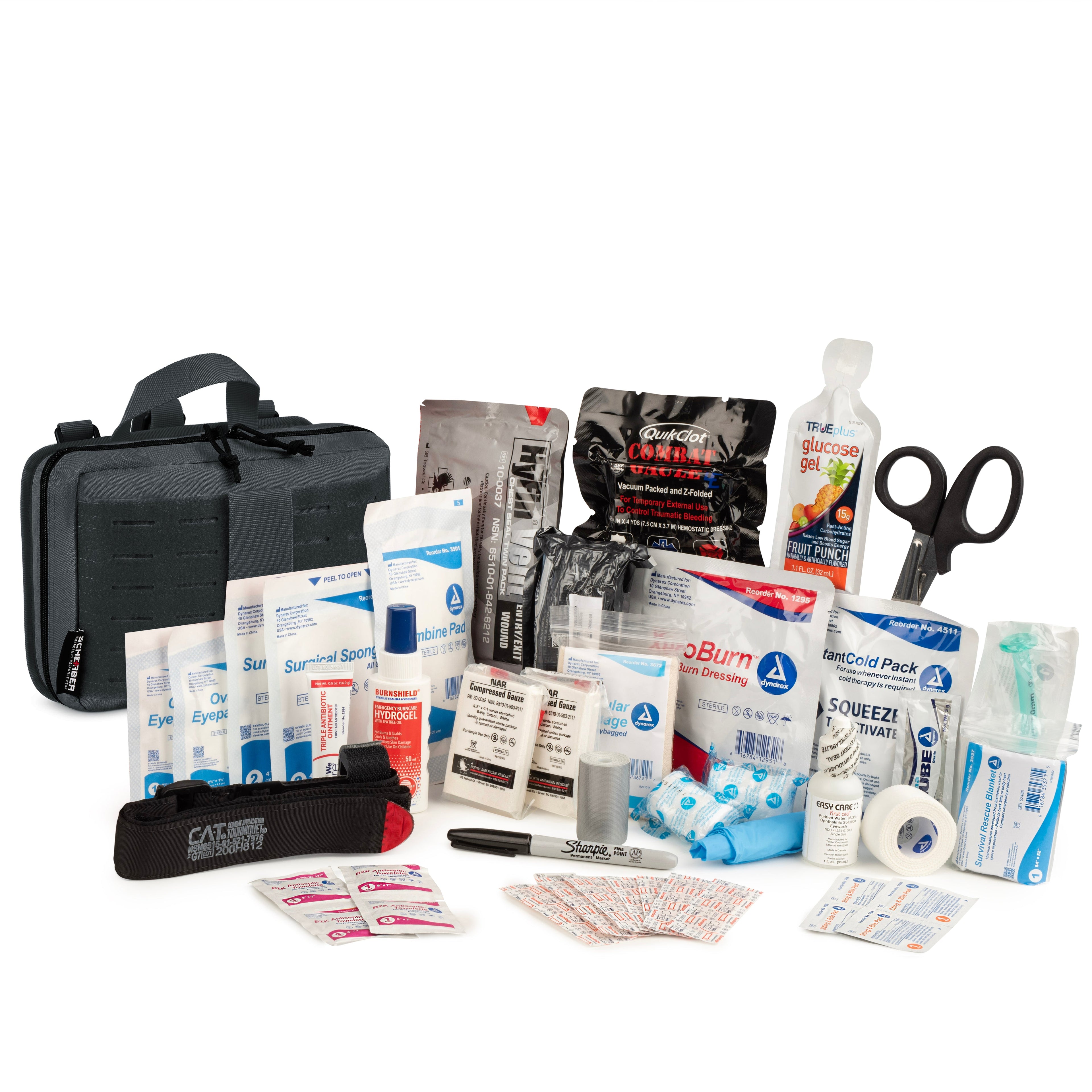 Scherber Vehicle IFAK Emergency Trauma Kit | 95+ Medical Supplies | Ultimate Scherber