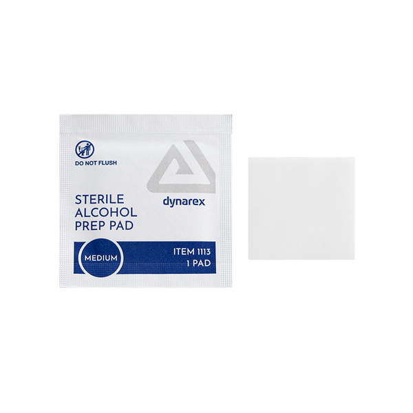 Alcohol Prep Pad - Sterile, Medium Dynarex