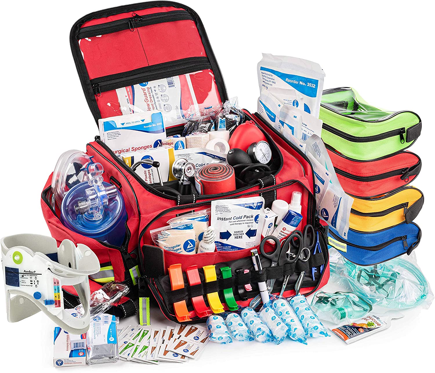 Scherber Premium First Responder Trauma Kit - Fully Stocked Scherber