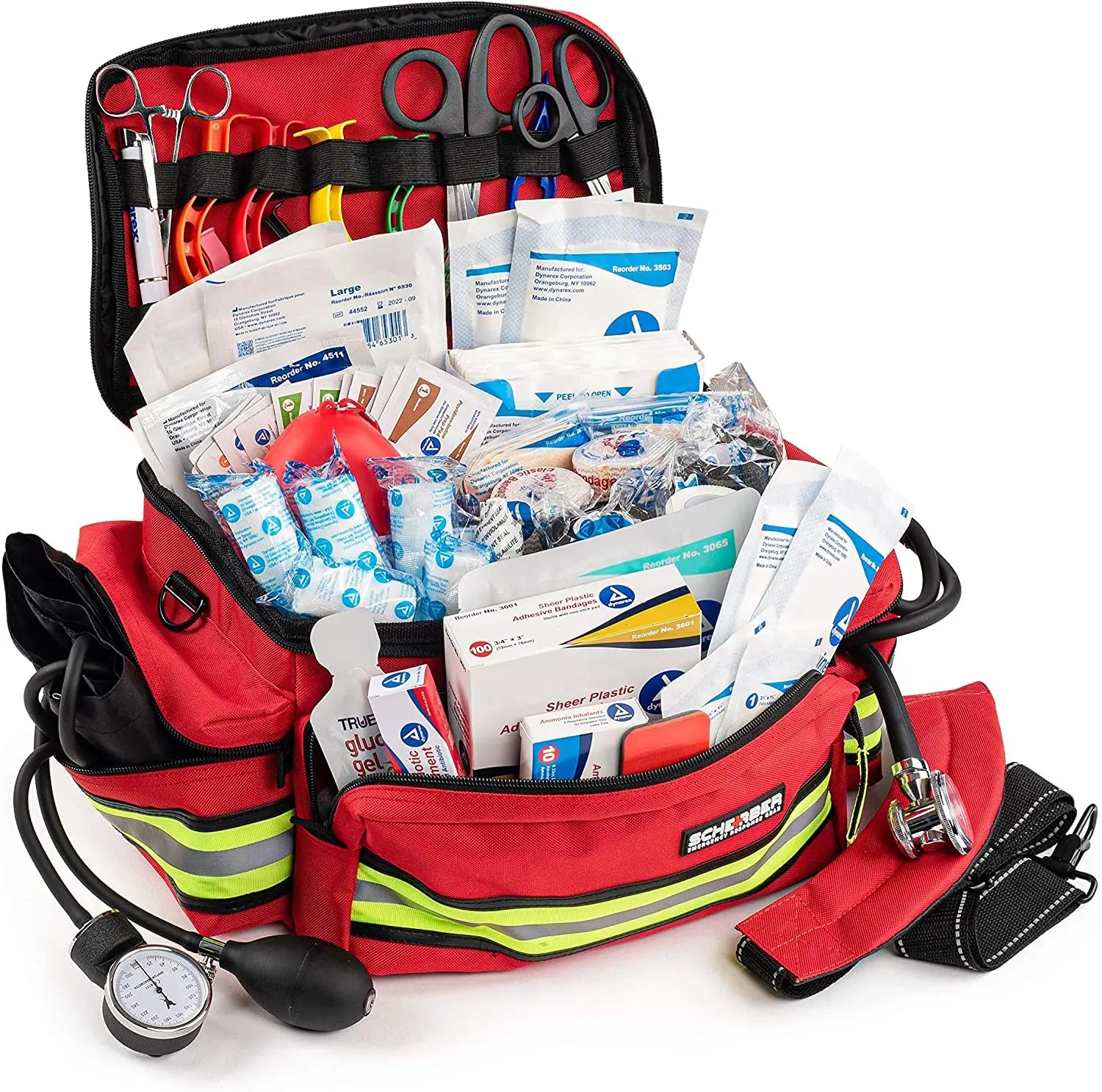 Scherber Basic First Responder Trauma Kit - Fully Stocked Scherber