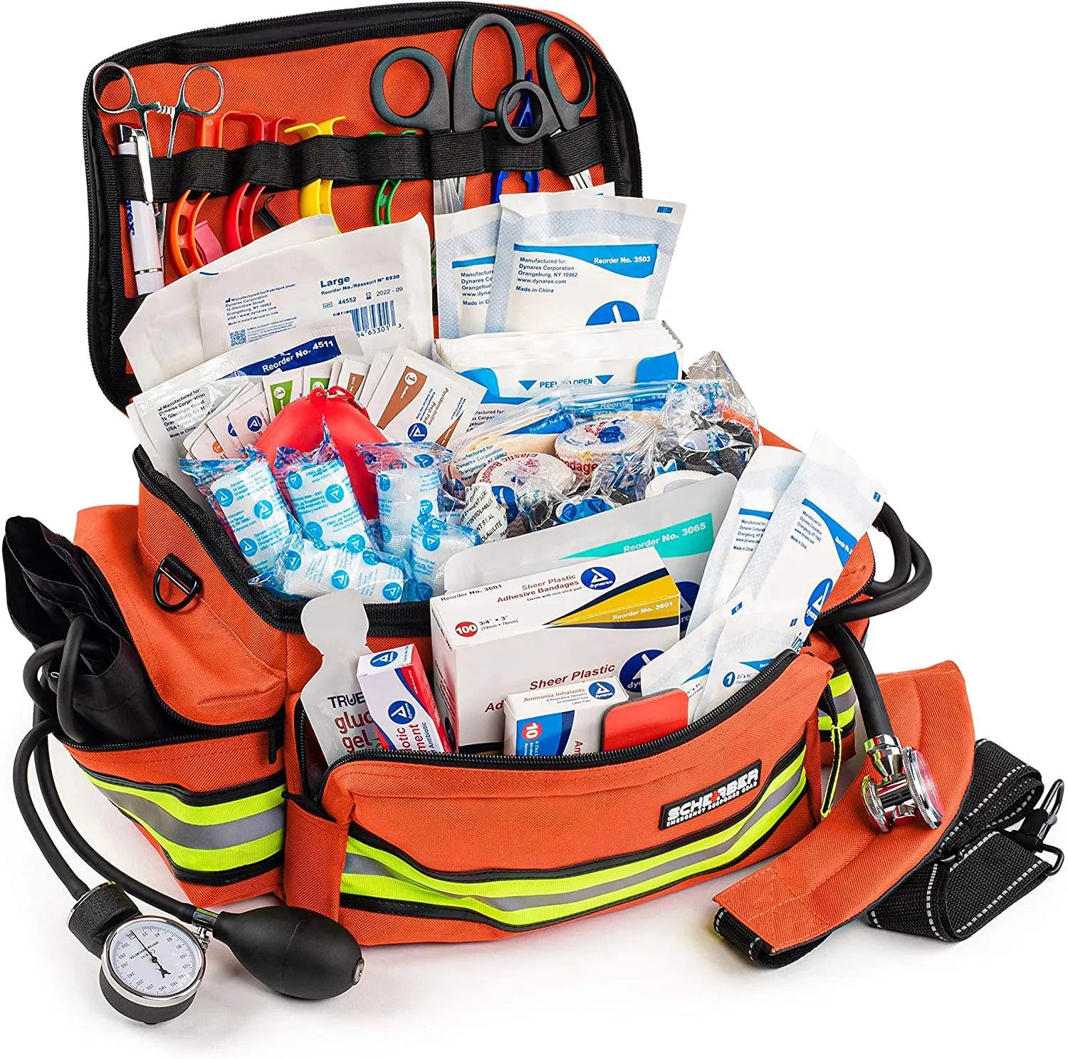 Scherber Basic First Responder Trauma Kit - Fully Stocked Scherber