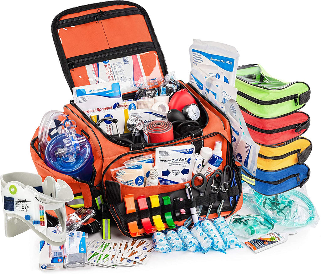 Scherber Premium First Responder Trauma Kit - Fully Stocked Scherber