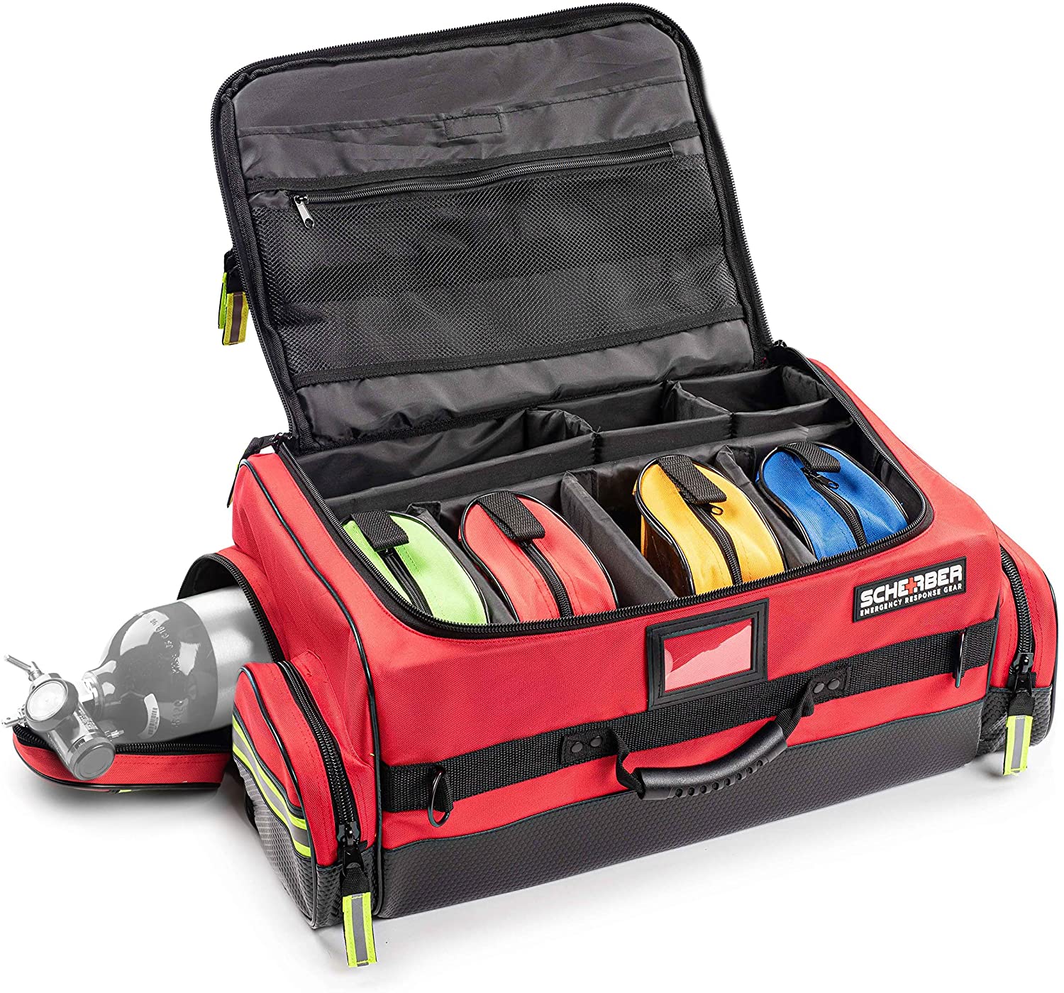 Scherber First Responder O2 Bag | Ultimate Professional EMT/EMS Trauma Oxygen Bag Scherber