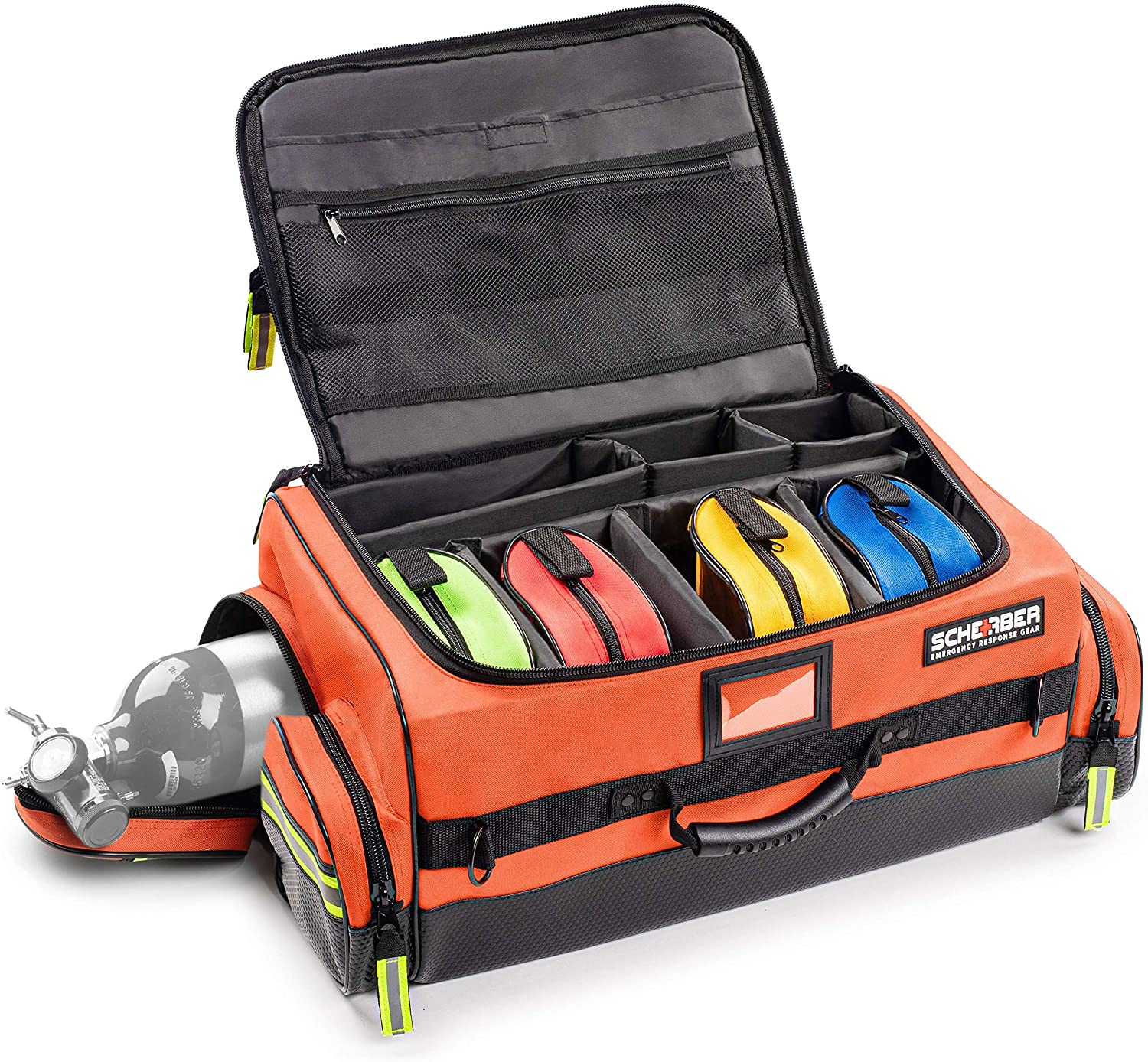 Scherber First Responder O2 Bag | Ultimate Professional EMT/EMS Trauma Oxygen Bag Scherber