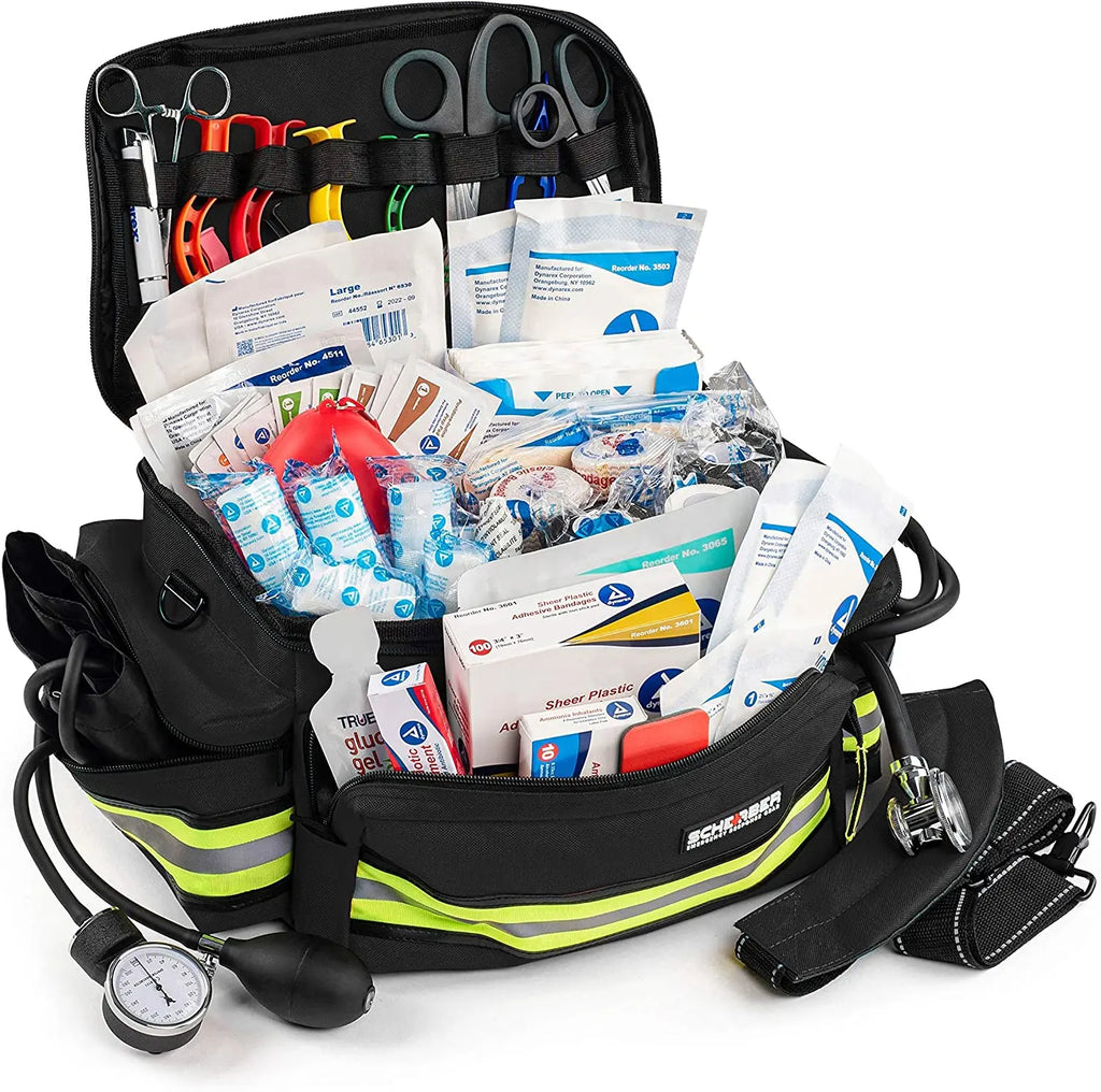 Scherber Basic First Responder Trauma Kit - Fully Stocked Scherber