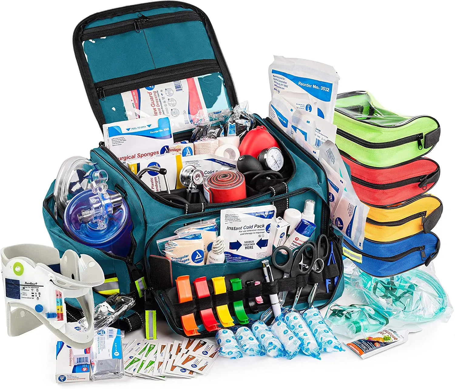 Scherber Premium First Responder Trauma Kit - Fully Stocked Scherber