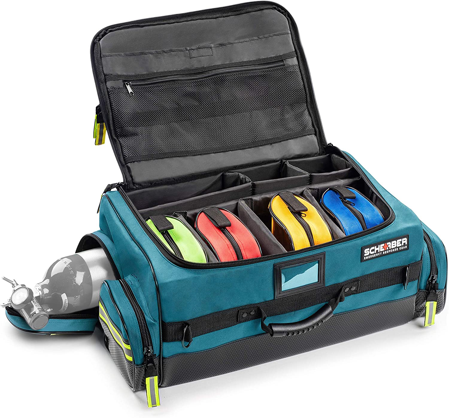 Scherber First Responder O2 Bag | Ultimate Professional EMT/EMS Trauma Oxygen Bag Scherber