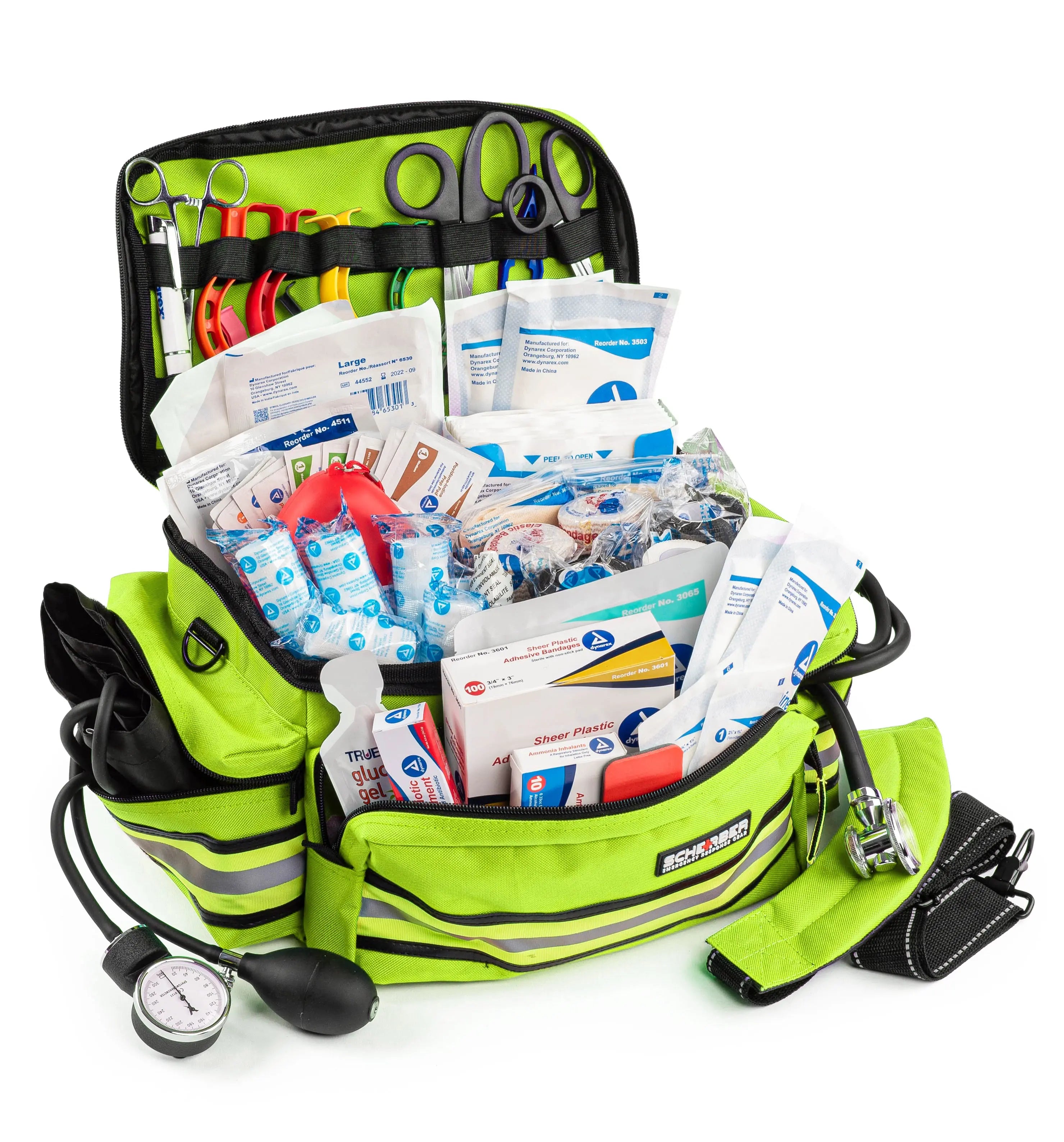 Scherber Basic First Responder Trauma Kit - Fully Stocked Scherber