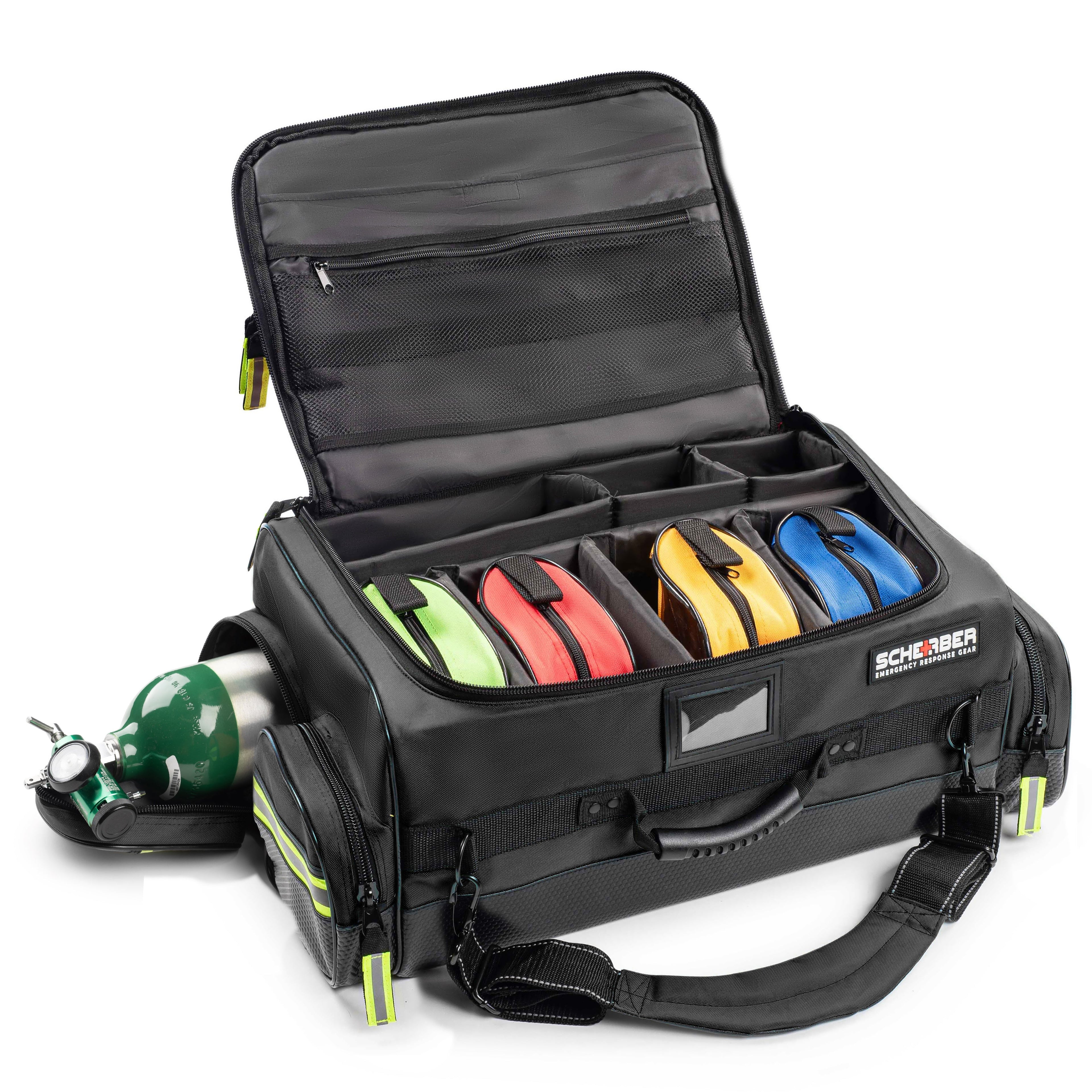 Scherber First Responder O2 Bag | Ultimate Professional EMT/EMS Trauma Oxygen Bag Scherber