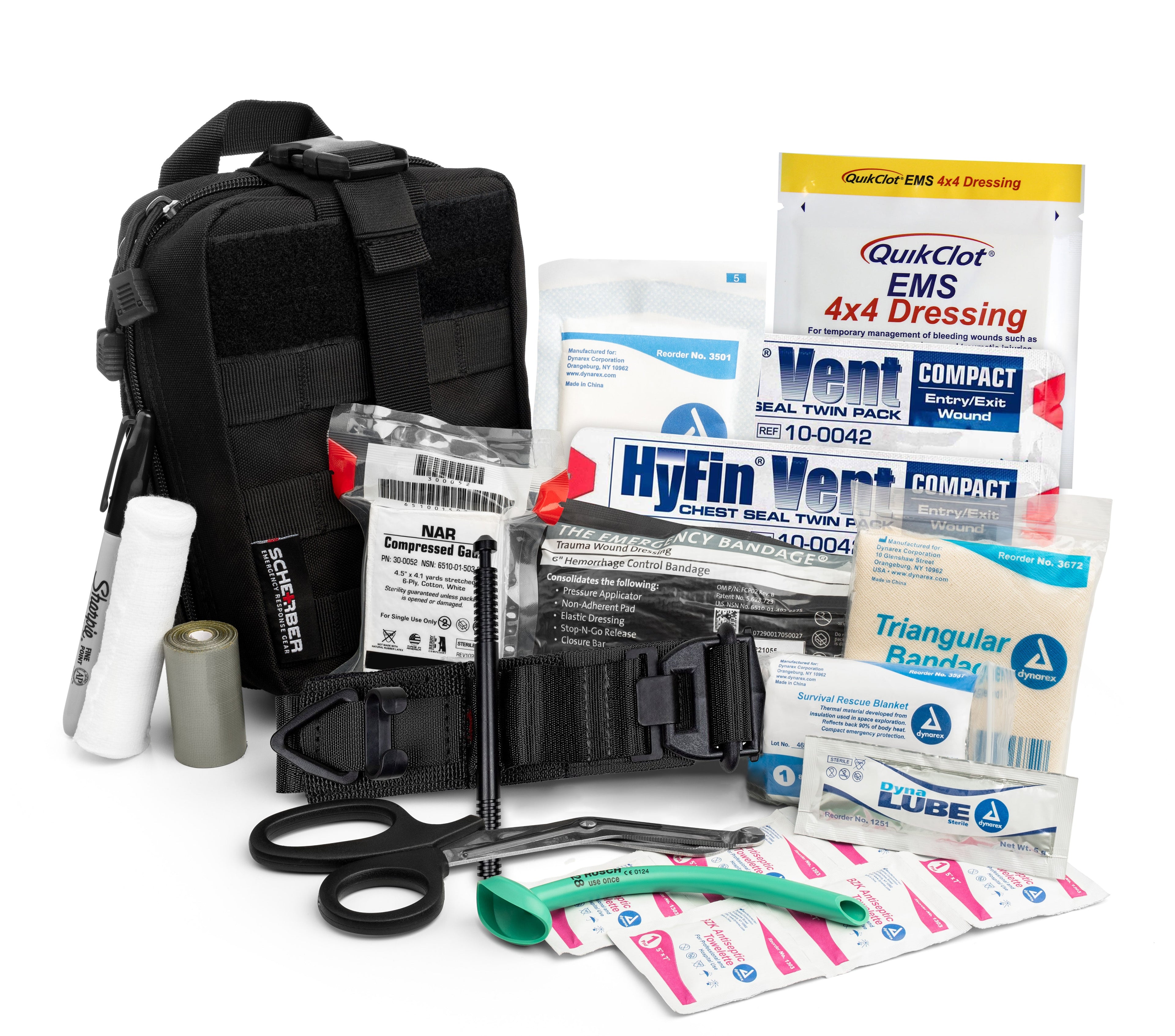 Scherber Premium IFAK Kit Trauma Pack - Fully Stocked Scherber