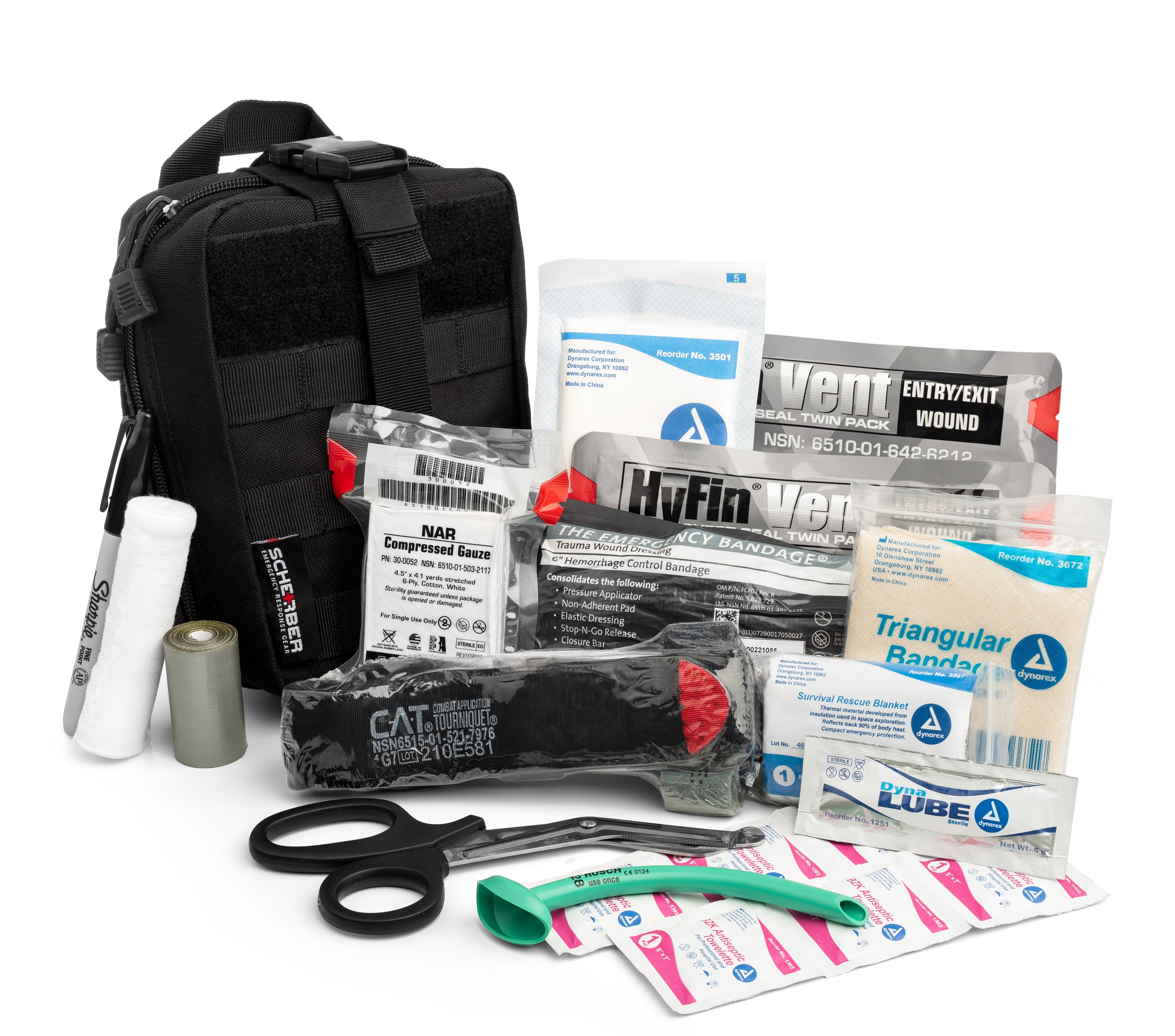 Scherber Premium IFAK Kit Trauma Pack - Fully Stocked Scherber